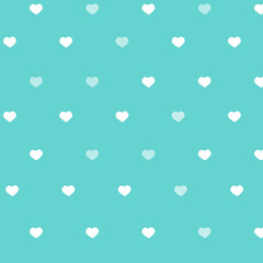 Mint background with hearts,valentine s day.