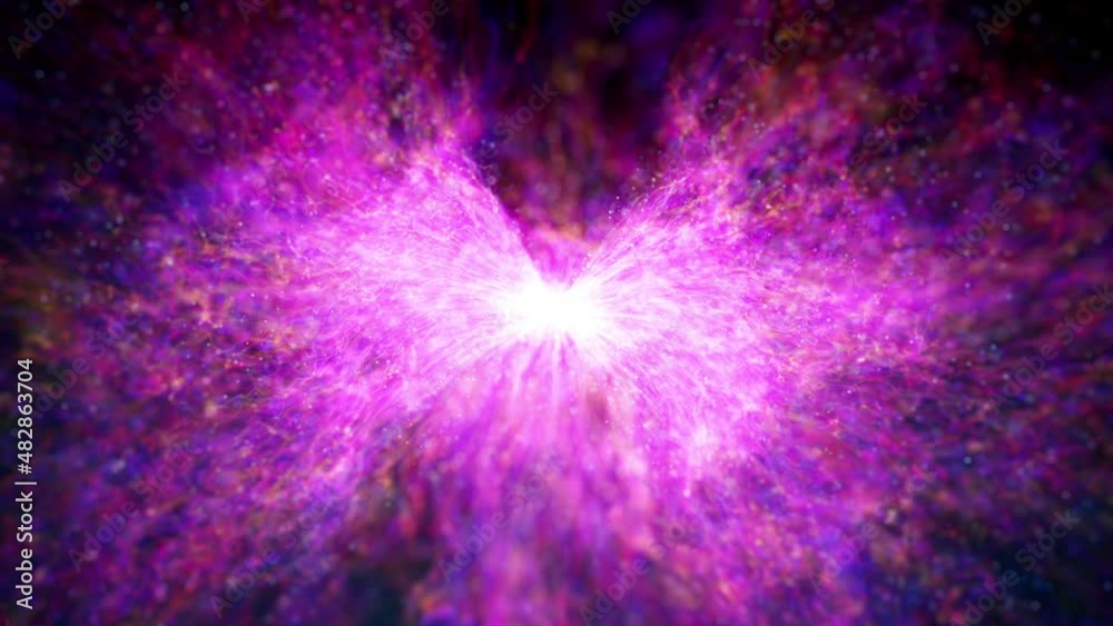 Poster shockwave explosion background fx loop/ 4k animation of an abstract shockwave explosion background l