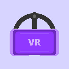 VR headset googles. Virtual reality line art icons, symbols, logos, drawings, illustrations, signs, doodles for web, business, online