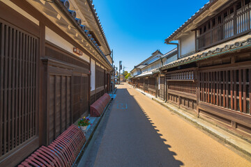 Naklejka na ściany i meble 奈良　重要伝統的建造物群保存地区　今井町の町並み