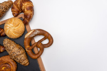 German bread with copy space