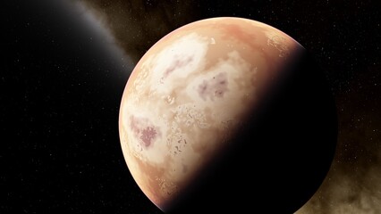 Abstract planets and space background © ANDREI