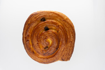 Cinnamon rolls isolated on white background