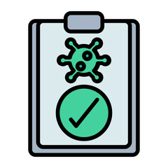 coronavirus Color line icon
