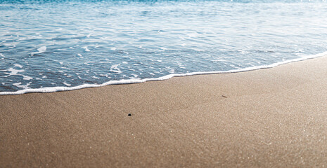 sea waves and sand