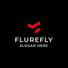 F Letter Logo Sport Design Inspiration Concept