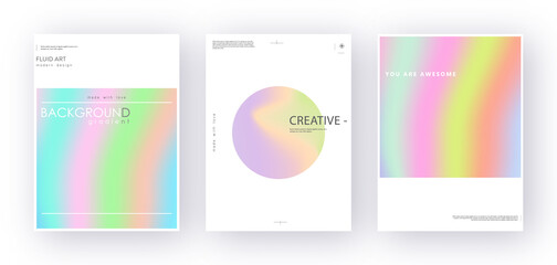 Hologram social posters.