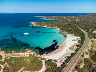 Fototapeta premium Sardegna, Spiaggia di Cala Sabina (Golfo Aranci)
