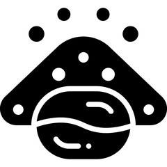 coffee powder solid icon