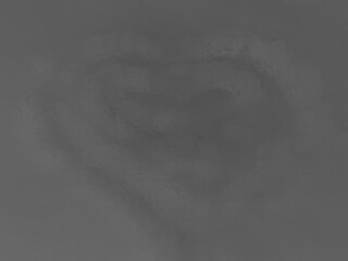 black and white background and simple heart pattern