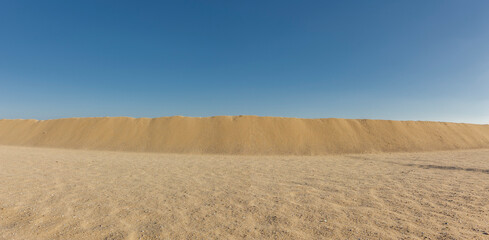 Fototapeta na wymiar Düne aus Sand am Goldstrand in Bulgarien
