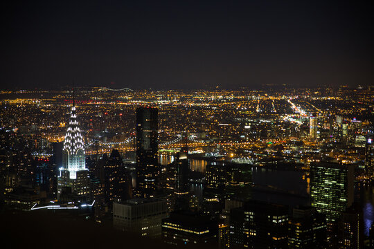 New York from helicopter