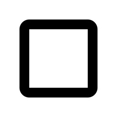 Crop Square Icon, Square Icon, Square Vector
