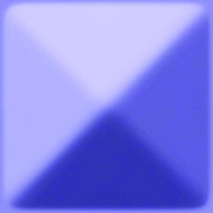 Blue cube geometric square pattern