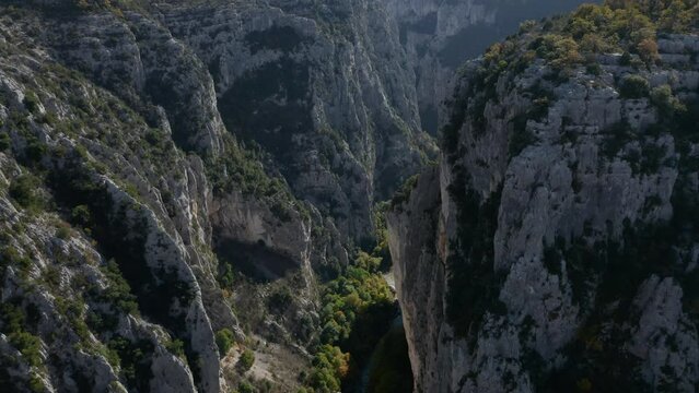 Aerial Reveal of Gorges du Verdon, France