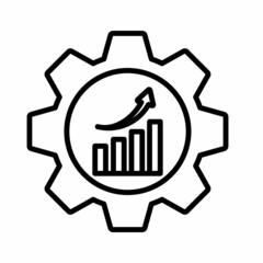 Productivity Icon Design Vector Logo Template Illustration Sign And Symbol