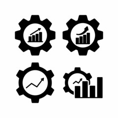 Productivity Icon Design Vector Logo Template Illustration Sign And Symbol