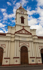 Exterior iglesia Subachoque, Colombia