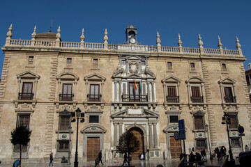 Fototapeta na wymiar Fachada del Palacio de la Chacinería en Granada
