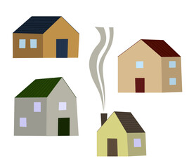 house icon set