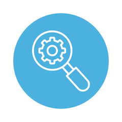 search setting Vector icon which is suitable for commercial work and easily modify or edit it

