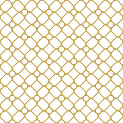 Seamless ornament in arabian style. Geometric abstract background. Golden pattern for wallpapers and backgrounds