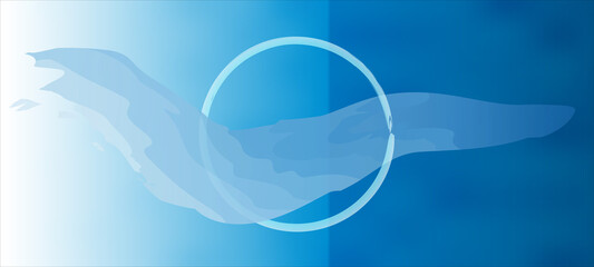 Web background watercolour water flow abstract business