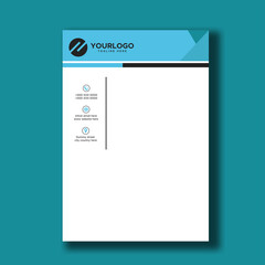 Naklejka premium Corporate Letterhead
