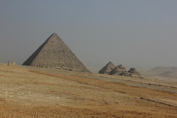 Fototapeta na wymiar The Egyptian pyramids are ancient pyramid-shaped stone structures located in Egypt.