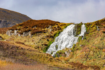 Overcast view of rural landscape