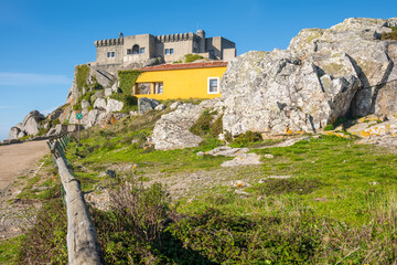 Peninha Sanctuary located in the Sintra mountain range, Portugal