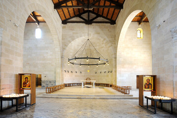 Tabgha, place of the miracle of the multiplication of the loaves and fishes