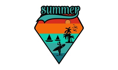 Summer T-shirt Design