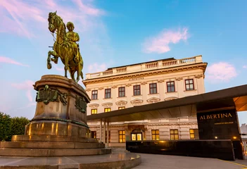 Foto op Plexiglas Erzherzog Albrecht Denkmal monument at Albertina museum in Vienna, Austria © Mistervlad