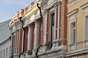 Naklejka premium Moscow is the capital of Russia, a city of federal significance, the administrative center of the Central Federal District and the center of the Moscow Region, which is not part of it.