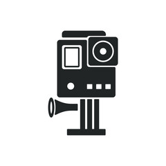 Action camera  icons  symbol vector elements for infographic web