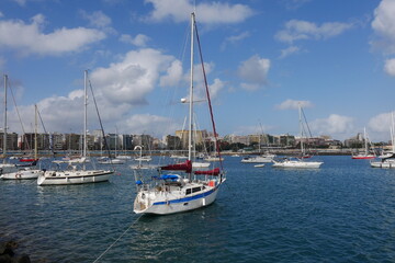 Fototapeta na wymiar Las Palmas de Gran Canaria Yachthafen