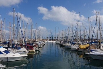 Fototapeta na wymiar Yachthafen in Las Palmas de Gran Canaria