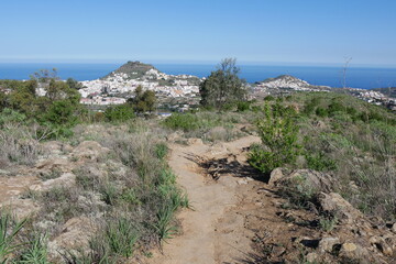 Wanderweg und Montaña de Arucas auf Gran Canaria