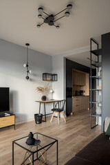 Small apartment with work space