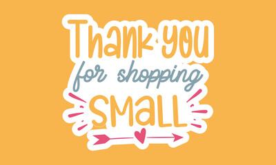 Thank you for shopping small copy2, handdrawn illustration, Feminism quote made in vector, dark background with bright yellow type, simple typography typeface with layered outline