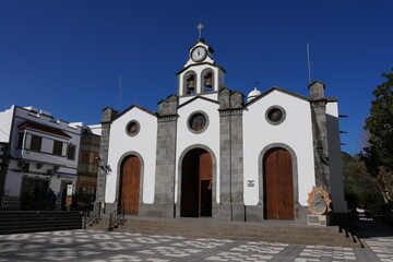 Kirche Valleseco auf Gran Canaria - obrazy, fototapety, plakaty