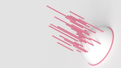 background wallpaper floor design minimal white movement 3d render