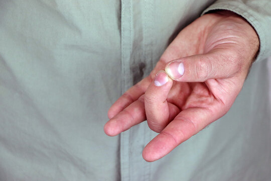 Shuni mudra. Yogic hand gesture. Hand spirituality hindu yoga of fingers gesture.
