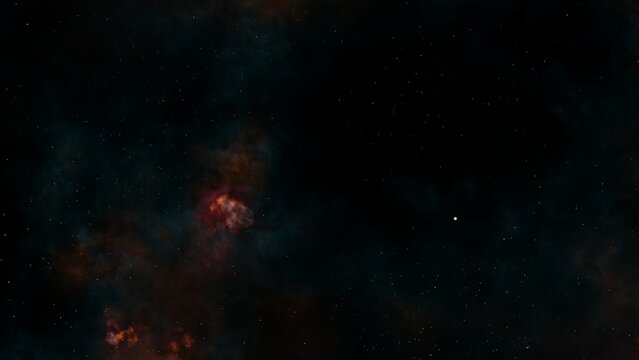 Night sky with stars. Universe. Cosmos. Galaxy. Nebula. © AlexMelas