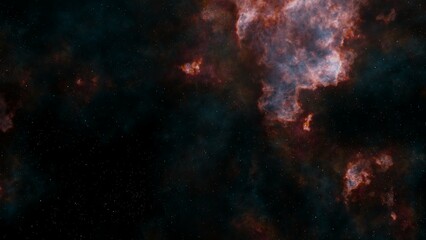 Fototapeta na wymiar Science fiction fantasy in high resolution. Deep space nebula. star planet.