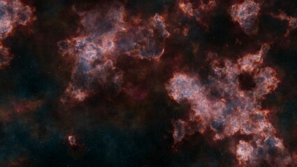 Science fiction fantasy in high resolution. Deep space nebula. star planet.