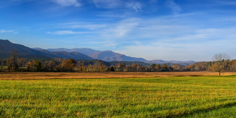Fototapeta na wymiar Early Morning at Cades Cove in Tennessee
