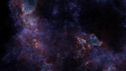 Fototapeta na wymiar Nebula, cluster of stars in deep space. Science fiction art. Outer space. Beautiful Nebula and Deep sky Object. A view from space to a galaxy and stars.