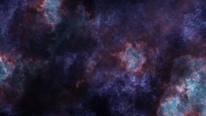 Fototapeta na wymiar Deep space nebula with bright stars. Multicolor Starfield Infinite space. Milky way. Outer space background with stars and nebulas. Star clusters, Supernova nebula outer space background.